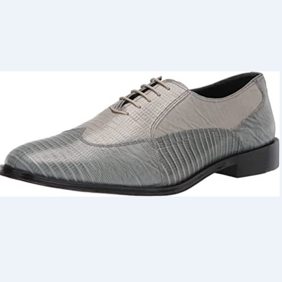 Giorgio Brutini Men's G-21007 Oxford, Dark Grey/Mid Grey, 14 Wide - Picture 1 of 7